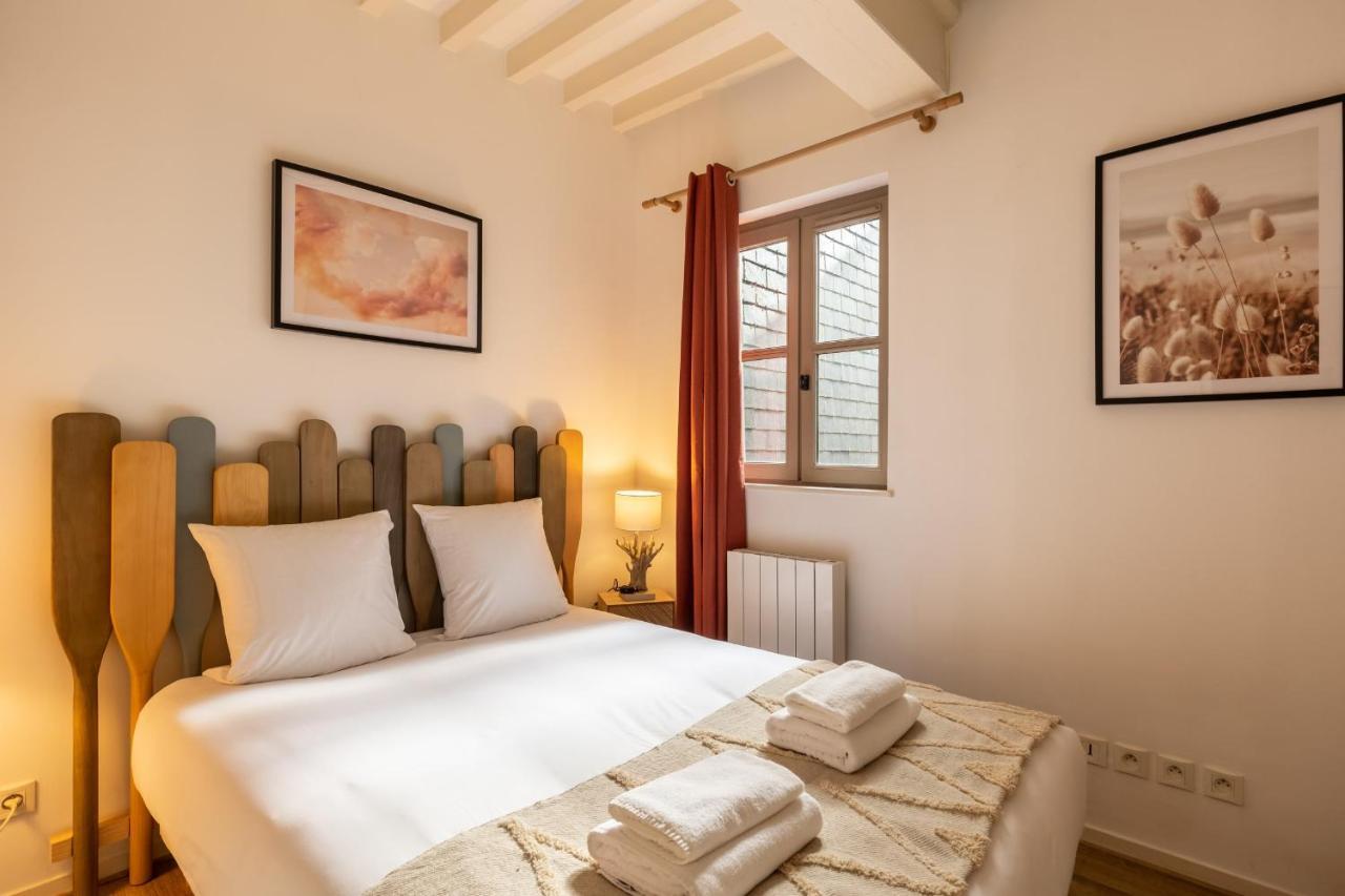 La Vague - Breath Of Freshness In Center Of Honfleur - Free Parking 550M 아파트 외부 사진