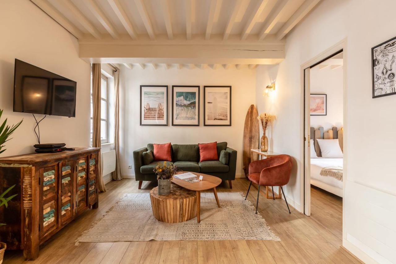 La Vague - Breath Of Freshness In Center Of Honfleur - Free Parking 550M 아파트 외부 사진